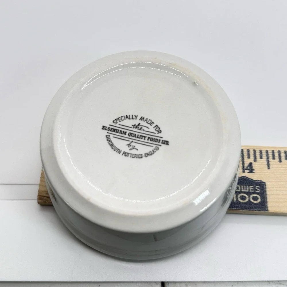 VTG Dartmouth Pottery England Grape Walnut Ramekin‎ Elsenham Quality Foods Bowl